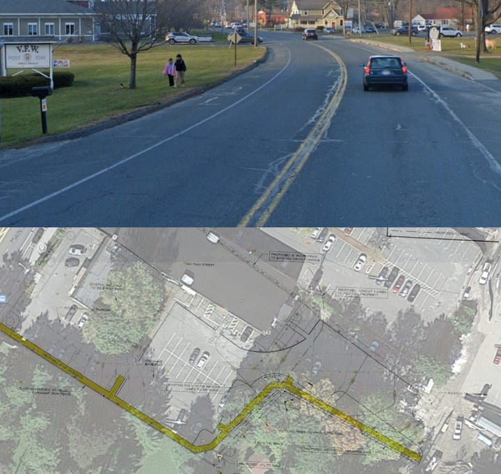 In Great Barrington, a tale of two sidewalks